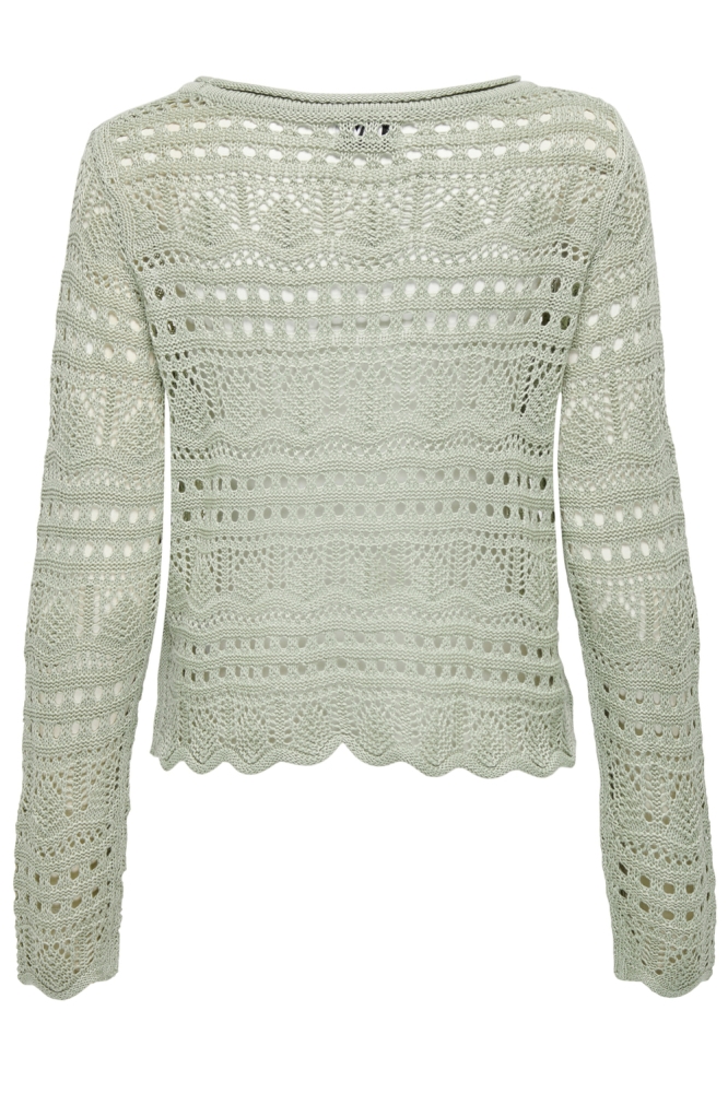 JDYSUN LAY L/S BOATNECK PULLOV. KNT 15287384 DESERT SAGE
